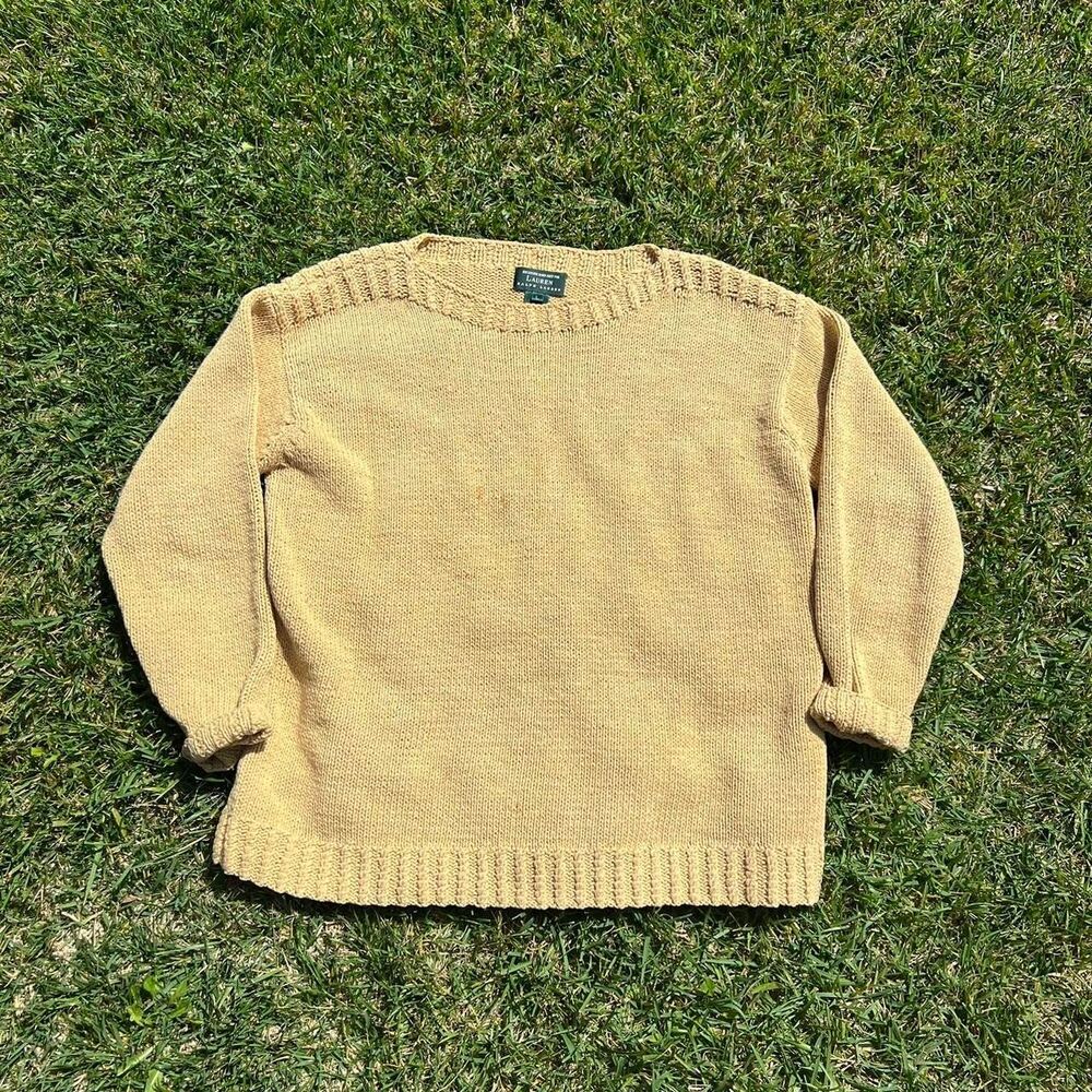 Lauren Raloh Lauren hand knit thick sweater women’s size L